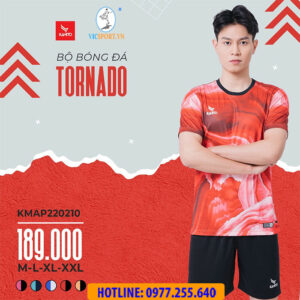 ÁO ĐÁ BANH KAMITO TORNADO ĐỎ
