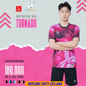 ÁO ĐÁ BANH KAMITO TORNADO HỒNG