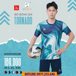 ÁO ĐÁ BANH KAMITO TORNADO XANH RÊU