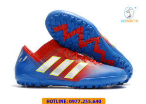 GIÀY ĐÁ BANH ADIDAS NEMEZIZ MESSI TF MÀU XANH ĐỎ