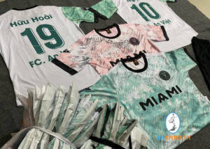 Áo đá banh Clb Inter Miami mùa giải 2022-2023 vải mè