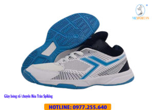 GIÀY BÓNG CHUYỀN BÓNG RỔ HỎA TRÂU SPIKING MÀU TRẮNG