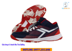GIÀY BÓNG CHUYỀN BÓNG RỔ HỎA TRÂU SPIKING XANH ĐEN