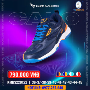 GIÀY CẦU LÔNG KAMITO CALO XANH ĐEN