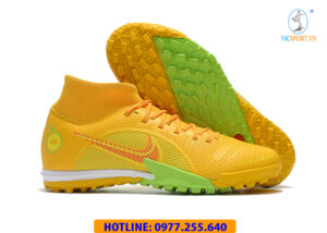 GIÀY ĐÁ BANH CỔ CAO NIKE VAPOR 14 ACADEMY TF MÀU VÀNG