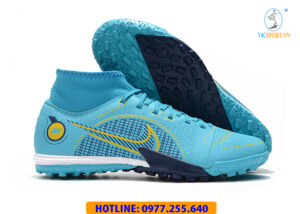 GIÀY ĐÁ BANH CỔ CAO NIKE VAPOR 14 ACADEMY TF XANH NGỌC