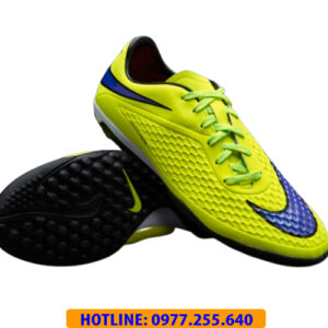 Giày đá banh Nike Hypervenom Phelon đế TF màu xanh chuối