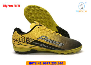 GIÀY ĐÁ BANH PEACE FIRE F1 ĐEN ĐỒNG