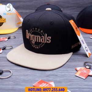 NÓN THỂ THAO ORIGINALS ĐEN NÂU NHẠT