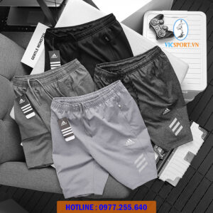 SHORT THUN NAM ADIDAS LOGO THÊU