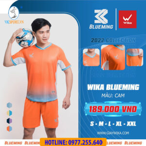 ÁO ĐÁ BANH WIKA BLUEMING CAM