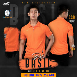 ÁO POLO DI CHUYỂN RIKI BASIC MÀU CAM