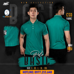 ÁO POLO DI CHUYỂN RIKI BASIC MÀU XANH RÊU