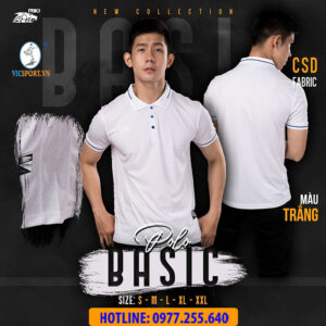 ÁO POLO DI CHUYỂN RIKI BASIC MÀU TRẮNG