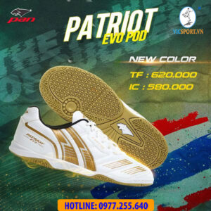 GIÀY PAN PATRIOT EVO POD IC MÀU TRẮNG