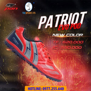 GIÀY PAN PATRIOT EVO POD TF MÀU  ĐỎ