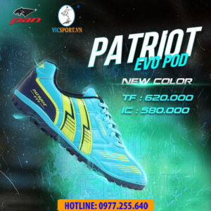 GIÀY PAN PATRIOT EVO POD TF MÀU  XANH NGỌC