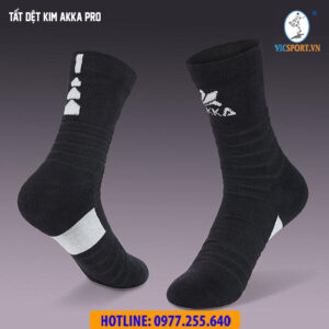 Tất dệt kim Akka Pro màu đen