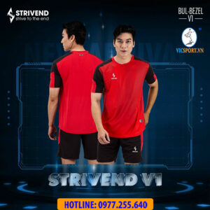 ÁO ĐÁ BANH BULBAL STRIVEND V1 MÀU ĐỎ