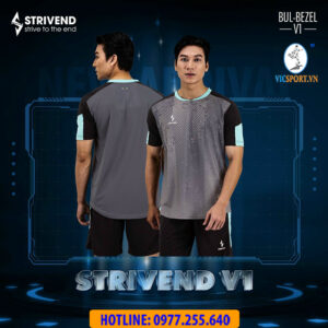 ÁO ĐÁ BANH BULBAL STRIVEND V1 MÀU XÁM