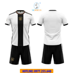 ÁO ĐÁ BANH ĐỘI TUYÊN ĐỨC 2022 TRẮNG ĐEN