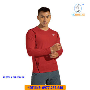 ÁO LÓT BODY ALPHA TAY DÀI MÀU  ĐỎ