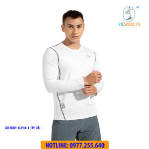 ÁO LÓT BODY ALPHA TAY DÀI MÀU TRẮNG