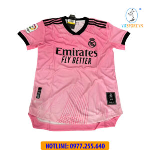 ÁO THÁI LAN F2 CLB REAL MADRID 2022-2023 MÀU HỒNG