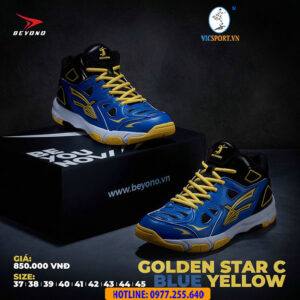 GIÀY BÓNG CHUYỀN BEYONO GOLDEN STAR C XANH VÀNG