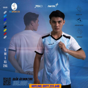 ÁO ĐÁ BANH IWIN COOL ATTACK A07 MÀU TRẮNG