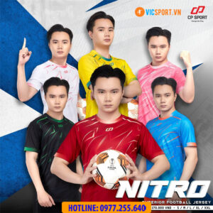 Áo đá banh không logo Nitro