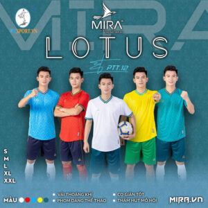Áo đá banh không logo Mira Lotus - Phan Tấn Tài