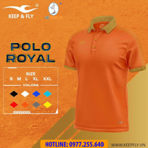 ÁO POLO DI CHUYỂN KEEPFLY ROYAL MÀU CAM