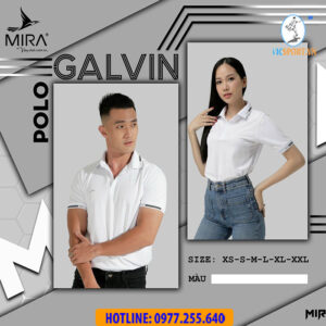 ÁO POLO MIRA GALVIN MÀU TRẮNG