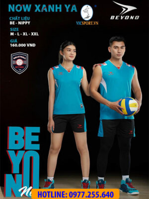 BỘ BÓNG CHUYỀN NAM BEYONO NOW MÀU XANH