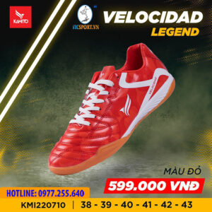 GIÀY ĐÁ BANH KAMITO VELOCIDAD LEGEND IC MÀU ĐỎ