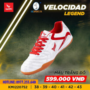 GIÀY ĐÁ BANH KAMITO VELOCIDAD LEGEND IC MÀU TRẮNG
