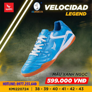 GIÀY ĐÁ BANH KAMITO VELOCIDAD LEGEND IC MÀU XANH NGỌC