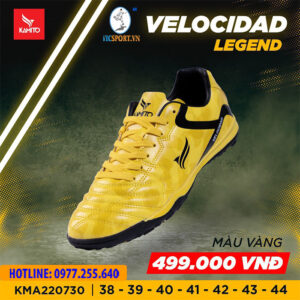 GIÀY ĐÁ BANH KAMITO VELOCIDAD LEGEND TF MÀU VÀNG