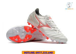 Giày đá banh Mizuno Morelia Neo đế AG màu bạc