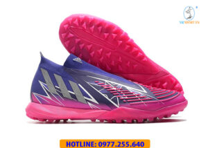 GIÀY ĐÁ BANH SF ADIDAS PREDATOR EDGE.3 KHÔNG DÂY TÍM HỒNG