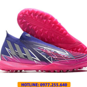 GIÀY ĐÁ BANH SF ADIDAS PREDATOR EDGE.3 KHÔNG DÂY TÍM HỒNG