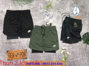 QUẦN THUN NAM 2 LỚP NIKE CỰC ĐẸP