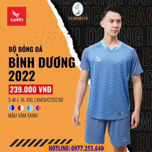 ÁO ĐÁ BANH CLB BÌNH DƯƠNG MÀU XÁM XANH