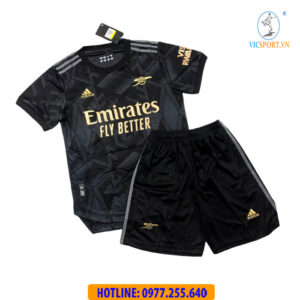 ÁO THÁI LAN F2 CLB ARSENAL 2022-2023 MÀU ĐEN CHUẨN