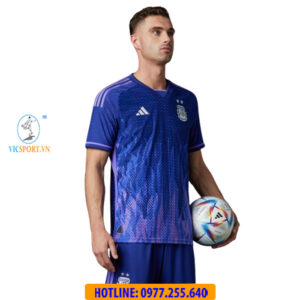 ÁO ĐÁ BANH ĐỘI TUYỂN ARGENTINA 2022 MÀU XANH