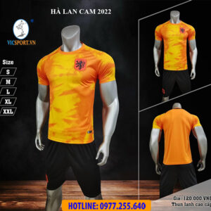 ÁO ĐÁ BANH ĐỘI TUYỂN HÀ LAN 2022 CAM SÂN NHÀ