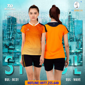 Quấn áo bóng chuyền nữ Bulbal Spivol màu cam