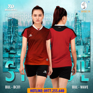 Quấn áo bóng chuyền nữ Bulbal Spivol màu đỏ