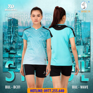 Quấn áo bóng chuyền nữ Bulbal Spivol màu xanh ngọc
